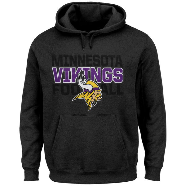 Men Minnesota Vikings 1st and Goal VI Hoodie Charcoal